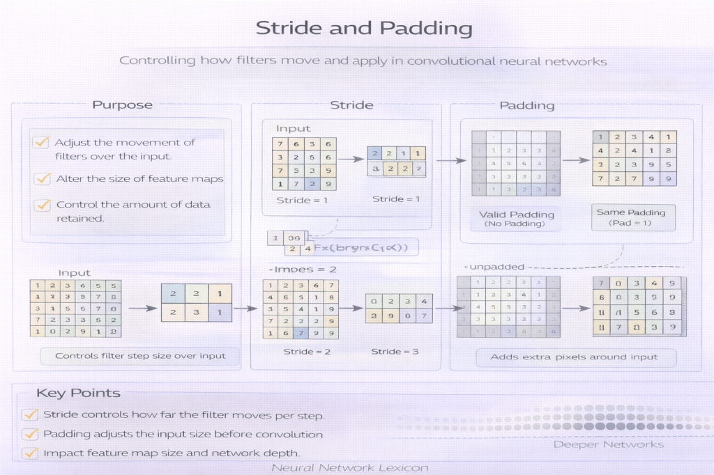 Stride and Padding - Neural Networks Lexicon