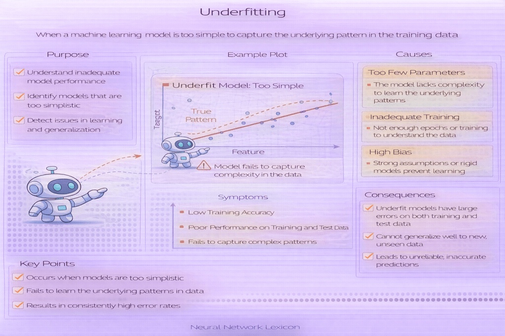 Understanding underfitting in machine learning - Neural Network Lexicon